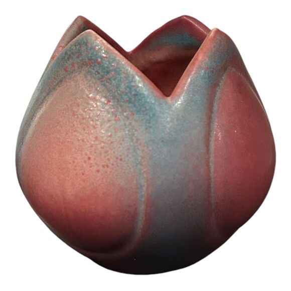 VAN BRIGGLE Art‎ Pottery Tulip Vase Planter - Picture 1 of 9